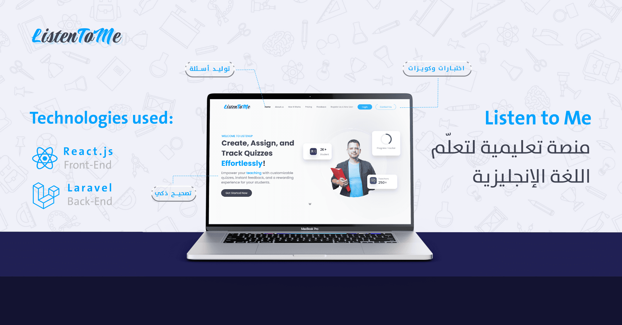 Listen to Me – AI-Powered English Learning & Quiz Management Platform